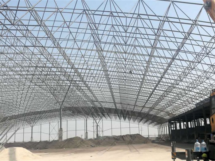 澳门钢厂料仓网架工程